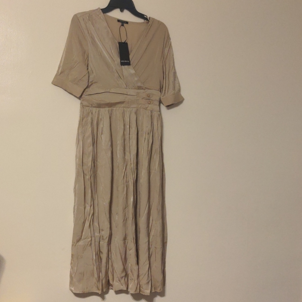 Miss ipekyol khaki elbise dress us size 8